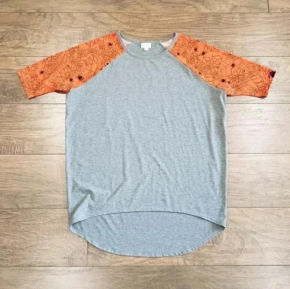 LuLaRoe Halloween Half Sleeve Tunic Shirt Size Small